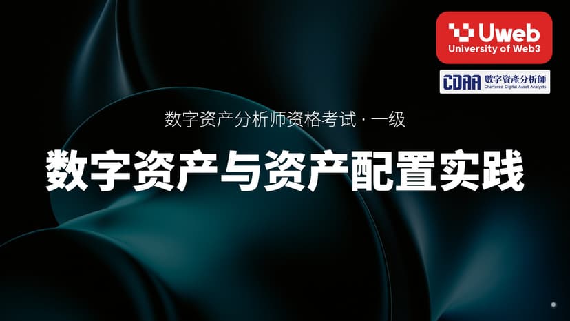 23. 数字资产与资产配置实践